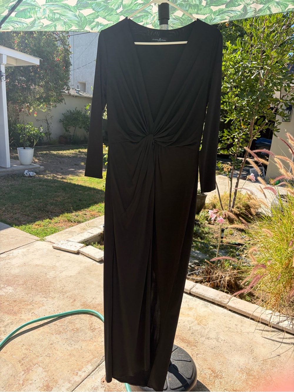 Guess by Marciano Black Long-Sleeve Maxi Dress